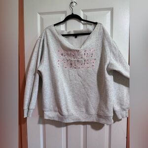 Wild Fable off-shoulder sweatshirt